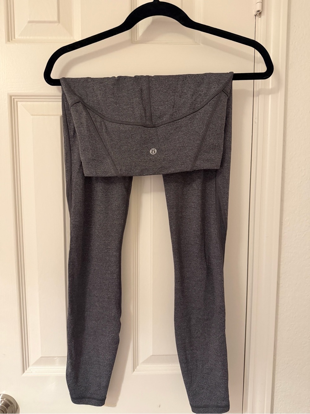 Lululemon All-Aligned Pant 28" Heathered Black - Size 4